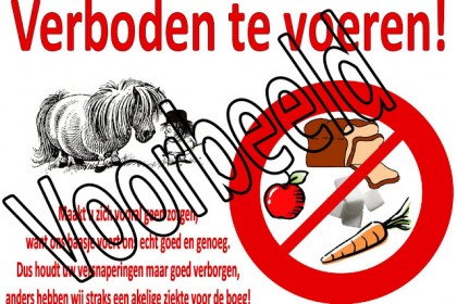 niet voeren 4 voorbeeld